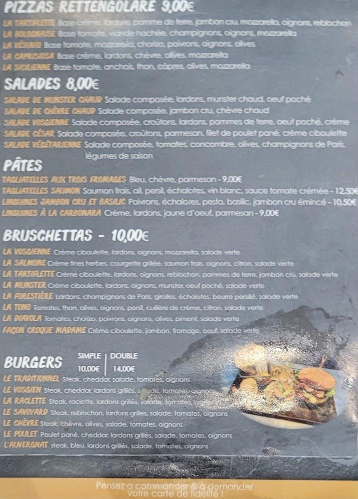 Restaurant Pizzeria Chez Lili - Menu Image 1